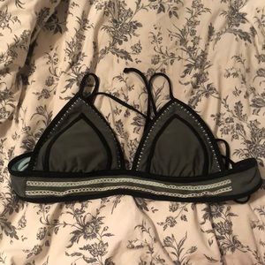 Green triangle bikini top. Good condition